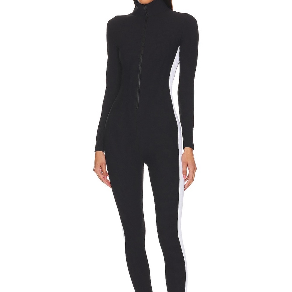 REVOLVE Black and White Contrast Jumpsuit